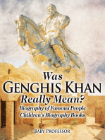 Was Genghis Khan Really Mean? Biography of Famous People | Children's Biography Books