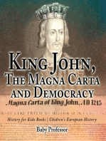 King John, The Magna Carta and Democracy - History for Kids Books | Chidren's European History