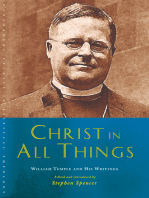 Christ in All Things: William Temple and his Writings