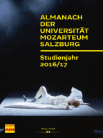Almanach der Universität Mozarteum Salzburg: Studienjahr 2016/17