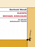 Kleists Michael Kohlhaas: Ein Modell ästhetischer Theorie