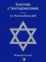 Contre l'antisémitisme: suivi de Le Nationalisme Juif