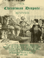 The Christmas Dispute Revived