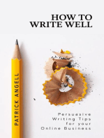 How To Write Well