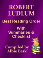 Robert Ludlum: Best Reading Order - with Summaries & Checklist