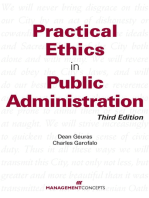 Practical Ethics In Public Administration