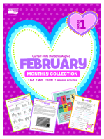 February Monthly Collection, Grade 1