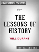 The Lessons of History: by Will Durant | Conversation Starters