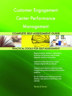 Customer Engagement Center Performance Management Complete Self-Assessment Guide