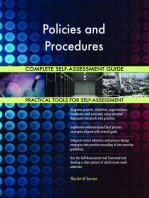 Policies and Procedures Complete Self-Assessment Guide