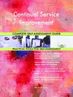 Continual Service Improvement Complete Self-Assessment Guide