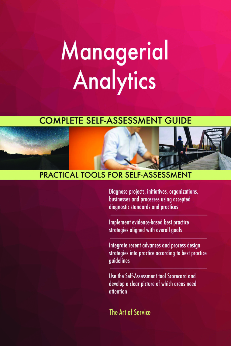 Managerial Analytics Complete Self-Assessment Guide by Gerardus Blokdyk ...