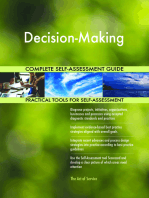 Decision-Making Complete Self-Assessment Guide