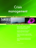 Crisis management Complete Self-Assessment Guide
