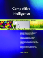 Competitive intelligence Complete Self-Assessment Guide