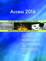 Access 2016 Complete Self-Assessment Guide