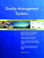 Quality Management Systems Complete Self-Assessment Guide