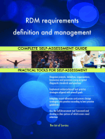 RDM requirements definition and management Complete Self-Assessment Guide