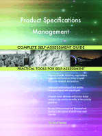 Product Specifications Management Complete Self-Assessment Guide