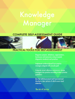 Knowledge Manager Complete Self-Assessment Guide