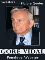 Webster's Gore Vidal Picture Quotes
