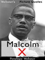 Webster's Malcolm X Picture Quotes