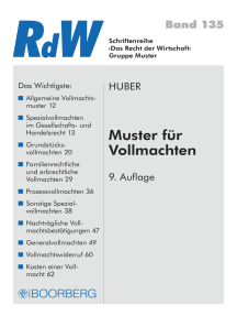 Lesen Sie Muster Fur Vollmachten Von Jonas Huber Online Bucher