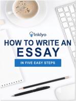 How to Write an Essay in Five Easy Steps