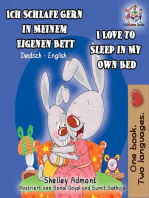 Ich Schlafe Gern in Meinem Eigenen Bett I Love to Sleep in My Own Bed (Bilingual German Kids Book): German English Bilingual Collection