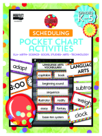 Celebrate Learning Scheduling Pocket Chart Activities