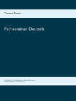 Fachseminar Deutsch: Materialien für die Ausbildung von Deutschlehrerinnen und Deutschlehrern am Gymnasium