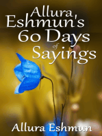Allura Eshmun's 60 Days of Sayings