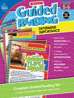 Ready to Go Guided Reading: Determine Importance, Grades 5 - 6