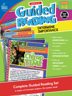 Ready to Go Guided Reading: Determine Importance, Grades 1 - 2