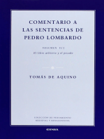 Comentario a las sentencias de Pedro Lombardo II/2: El arbitrio y el pecado