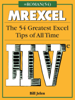 MrExcel LIVe: The 54 Greatest Excel Tips of All Time