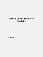 Healthy Umami Pita Bread Sandwich