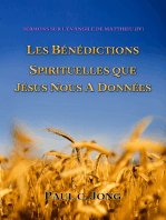 Sermons Sur L'évangile De Matthieu (IV) - Les Bénédictions Spirituelles Que Jésus Nous A Données