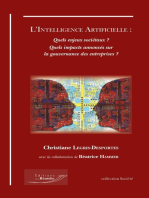 L'Intelligence Artificielle: Quels enjeux sociétaux ? Quels impacts annoncés sur la gouvernance des entreprises ?