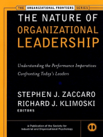 The Nature of Organizational Leadership: Understanding the Performance Imperatives Confronting Today's Leaders