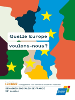 Quelle Europe voulons-nous ?