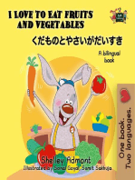 I Love to Eat Fruits and Vegetables (Bilingual Japanese Kids Book): English Japanese Bilingual Collection