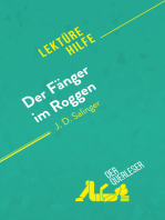 Der Fänger im Roggen von J. D. Salinger (Lektürehilfe): Detaillierte Zusammenfassung, Personenanalyse und Interpretation