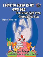 I Love to Sleep in My Own Bed Con Muốn Ngủ Trên Giường Của Con (English Vietnamese Kids Book): English Vietnamese Bilingual Collection