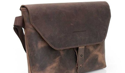 maverick leather laptop messenger bag