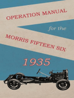Operation Manual for the Morris Fifteen Six