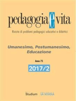 Pedagogia e Vita 2017/2: Umanesimo, Postumanesimo, Educazione