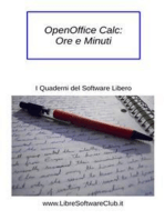 OpenOffice Calc: Ore e Minuti