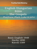 English Hungarian Bible - The Gospels - Matthew, Mark, Luke and John