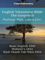 English Vietnamese Bible - The Gospels II - Matthew, Mark, Luke and John: Basic English 1949 - Websters 1833 - Kinh Thánh Việt Năm 1934